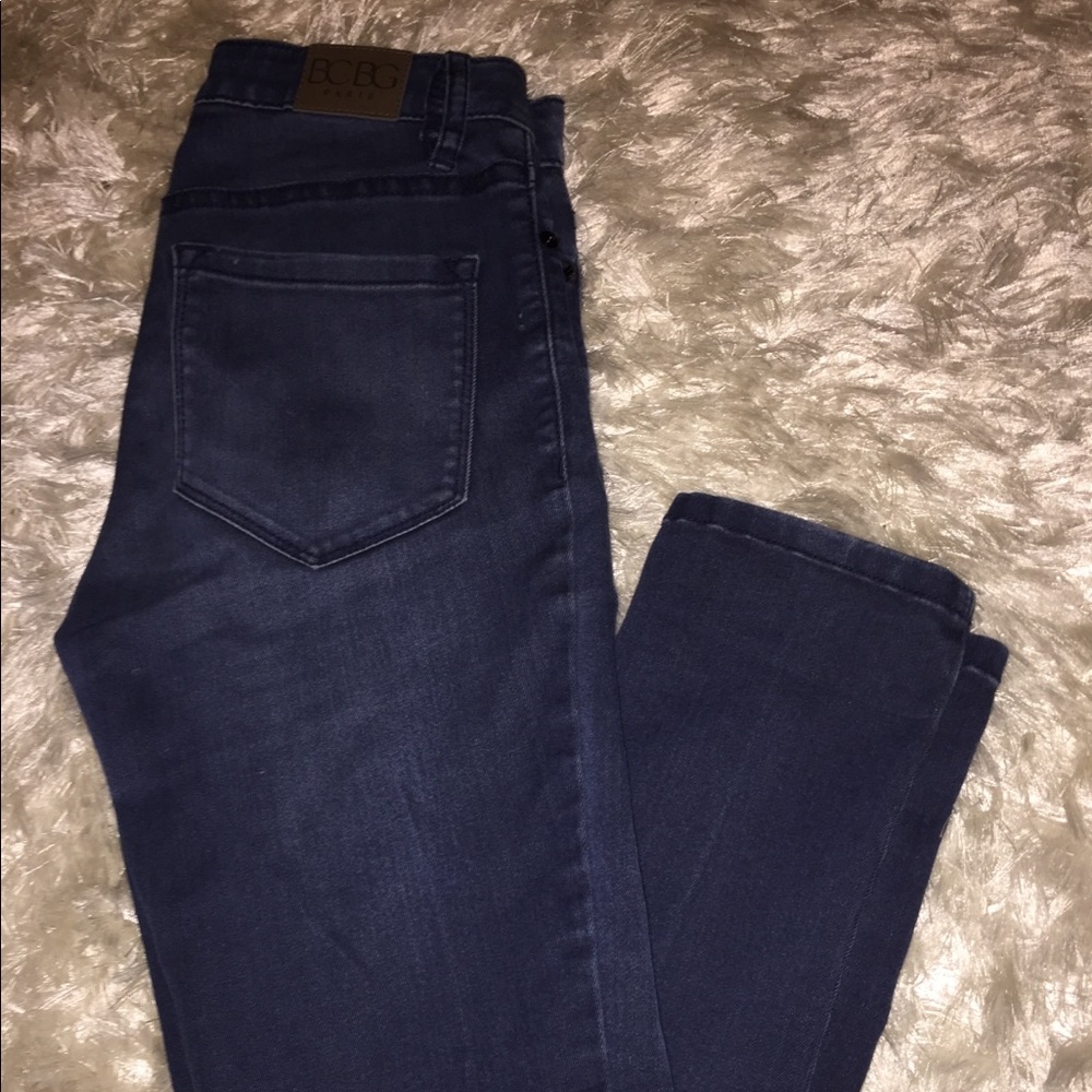 BCBG dark wash skinny jeans